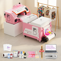 Printer DTF 13" Baru M1630Pro Penggoyang Bubuk Otomatis Mode Liburan Anti-Macet Sirkulasi Tinta Putih XP600 Tunggal Portabel untuk Kaos