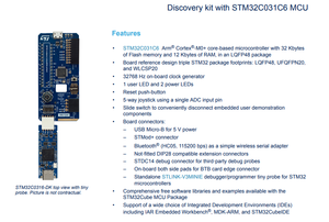 Placa de evaluación de microordenador de un solo chip STM32C0316-DK original en stock, placa de desarrollo D837 fabricada en China - Product Image 3