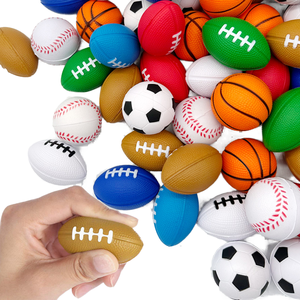Hot Selling 4cm PU Foam Mini Football Basketball Soccer <b>Baseball</b> Stress Sports Squeeze <b>Ball</b> for Adults and Kids - Product Image 4