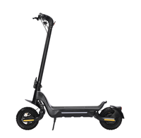 48V 20Ah 800W IP65 Bürstenloser Zweirad-Elektroroller Faltbar 10 Zoll Aluminiumlegierung Lithium-Batterie Stoßdämpfer 150kg Sensor