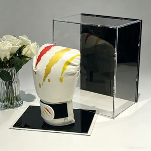 New Arrival Premium Custom Logo Acrylic Boxing Glove <b>Display</b> <b>Case</b> for Home <b>Display</b> - Product Image 6