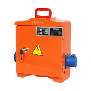 Portable ABS Industrial Power Box with DZ47 Breakers, Dual <b>Lighting</b> Outlets for Construction Sites Distribution box - Product Image 1