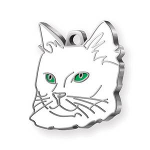 Etiqueta para Gatos, Etiqueta para Mascotas con Ojos Verdes - Product Image 1