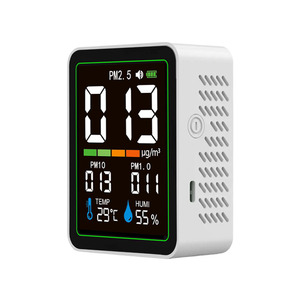 Monitor de Calidad del Aire 5 en 1 con Láser, Detecta PM2.5, PM1.0, PM10, con Temperatura, Humedad y Pantalla a Color Grande para Hogar y Oficina - Product Image 1