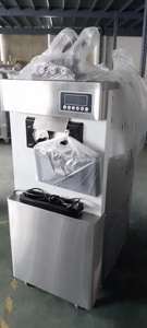 Thương mại Máy làm kem thương mại mềm Ice Cream Maker 2 + 1 hương vị Ice Cream Máy Nhà Máy Bán Hàng Giá tốt nhất - Product Image 2
