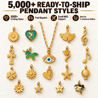 Pendentifs Breloques Symbole Musical Fleur en Acier Inoxydable 304 pour Fabrication de Bijoux DIY Vente en Gros Fourniture en Vrac