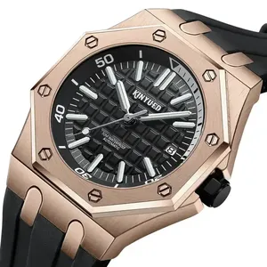 Montre mécanique automatique Suxuan J092, bracelet en acier inoxydable, montre de sport décontractée, étanche, tendance mode, luxe ajouré - Product Image 1