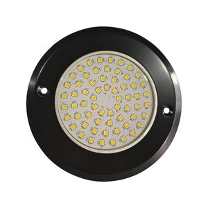 Yaokingled YK-SP615M mural en acier inoxydable <span class=keywords><strong>petite</strong></span> <span class=keywords><strong>taille</strong></span> 12V 6W IP68 étanche blanc LED piscine lumière couleur noire - Product Image 1