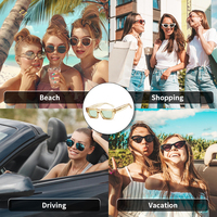 Lunettes de soleil polarisées en acétate avec logo personnalisé - Monture épaisse haut de gamme, confortables et offrant une protection UV pour la mode unisexe