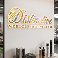 Enseigne LED 3D pour magasin, enseigne publicitaire extérieure, logo d'entreprise rétroéclairé par LED, enseigne lumineuse pour entreprise