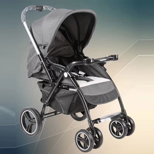 Andador de viaje Cochecito de bebé versátil con mango reversible, bandeja desmontable y diseño espacioso - Product Image 5