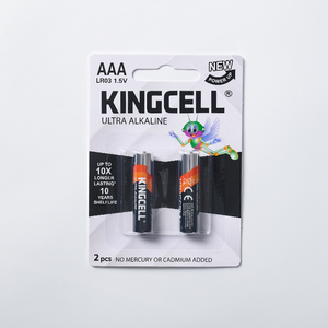 Kingcell, Лучшая цена, Заводская поставка, цилиндрические 2 шт AAA 1,5 В, 1300 мАч, щелочные батареи - Product Image 1