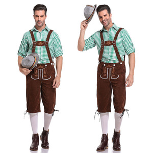 <span class=keywords><strong>Costume</strong></span> d'Halloween Chemise à carreaux tricolore <span class=keywords><strong>Costume</strong></span> <span class=keywords><strong>Oktoberfest</strong></span> pour <span class=keywords><strong>homme</strong></span> - Product Image 3