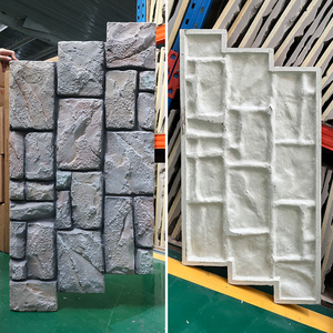 Trọng lượng nhẹ nhân tạo PU văn hóa đá 3D thành phố tường đá nền tường trang trí không thấm nước PU đá tường Bảng điều khiển - Product Image 2