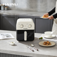 Friteuse à air sans fumée avec technologie antiadhésive, capacité de 4 litres, cuisson saine en réduisant l'huile