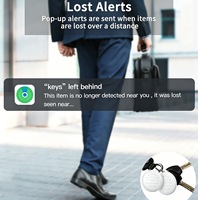 Pelacak GPS LBS AirTag Bersertifikasi MFI, Navigasi GPS, Anti-Hilang, Pelacakan Global, Pelacakan Real-Time untuk Perangkat IOS, Baterai Lithium
