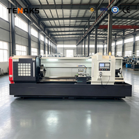 Tour CNC horizontal automatique haute précision TENAKS CK6163 à 2 axes, robuste, avec système de commande GSK, broche simple et banc plat
