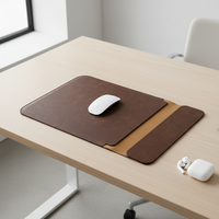 Housse de protection pour ordinateur portable avec chargement sans fil rapide 15W pour téléphone, personnalisable, en cuir imperméable, sacoche d'ordinateur portable, vente directe usine