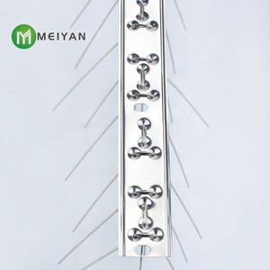 Fabricants de pointes d'<span class=keywords><strong>oiseau</strong></span> Base en acier inoxydable clôture solaire <span class=keywords><strong>anti</strong></span>-métal 5 rangées pointes d'oiseaux dissuasives de moineau <span class=keywords><strong>pour</strong></span> gouttière - Product Image 6