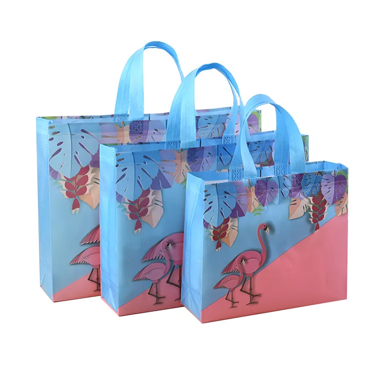 Fast Delivery Wholesale Eco Friendly Fashion Gift Clothes Packaging Extra Large Laminated Pp Non Woven Tote Shopping Bag