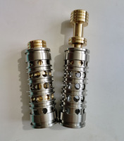 Kit de manchons de bobine de vanne de commande hydraulique usinés CNC YIMAKE, manchon en laiton, bobine en acier inoxydable pour grues et engins de construction