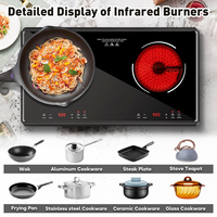 Table de cuisson électrique en céramique simple ou double Fengye 2000W+1500W, haute puissance, classe énergétique, portable, pour cuisine domestique