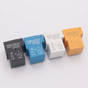 Relais miniature T90 <span class=keywords><strong>4</strong></span> broches <span class=keywords><strong>5V</strong></span> 12V 24V 40A, contact haute puissance, charge scellée normalement ouverte pour bornes de recharge Abongl - Product Image 3