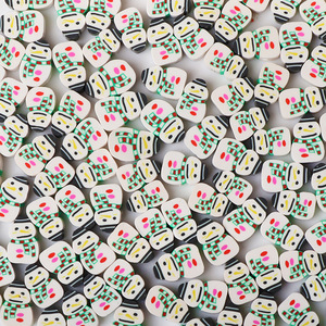 Bijoux décoratifs de noël, perles <span class=keywords><strong>Fimo</strong></span>, entrejambe de bonhomme de neige, perle, en <span class=keywords><strong>argile</strong></span> polymère, Heishi, chauve-souris, Halloween, 1000 pièces, vente en gros - Product Image 6