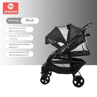 Poussette Shenma pour bébé, haute, portable, amortissante, pour enfants, pliable, cinq points, pour les enfants de 3 ans