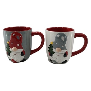 Taza de café de Chocolate caliente de Navidad, <span class=keywords><strong>tazas</strong></span> de viaje hechas a mano minimalistas 3D, decoraciones para fiestas, favores de fiesta, <span class=keywords><strong>tazas</strong></span> <span class=keywords><strong>grandes</strong></span> de cerámica - Product Image 2