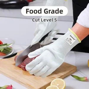 Seeway Edelstahl-Drahtgitter handschuhe TDM Cut Level F-Handschuh für die Verarbeitung von Metzger fleisch