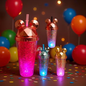 48PCS/CS 9,5 \ "Botella con paja Suministros para fiestas - Product Image 2