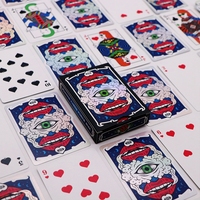 WJPC Design personnalisé 100% cartes à jouer étanches en plastique PVC Casino Classic Advertise Poker Playing Cards