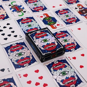 WJPC Custom Design 100% PVC Plastic Waterdichte Speelkaarten Casino Classic Advertentie Poker Speelkaarten - Product Image 6