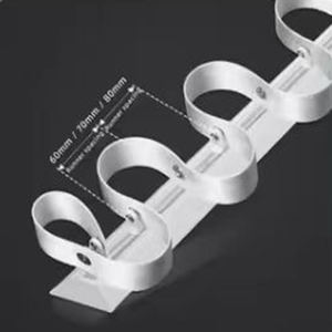 <span class=keywords><strong>Tende</strong></span> in <span class=keywords><strong>Tulle</strong></span> con Piega a S Incorporata per Finestre alla <span class=keywords><strong>Francese</strong></span>, <span class=keywords><strong>Tende</strong></span> Trasparenti a Onda Piatta in Lino per Hotel con Soffitti Alti - Product Image 2