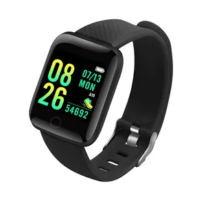 116 plus d13防水在线智能腕带手表ip68最佳蒙特连接器品牌数字智能手表血压
