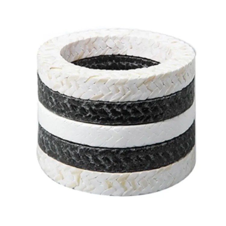 Braided Ramie Fiber Packing Rings With PTFE Dipped Water Pump Gland Packing Seals