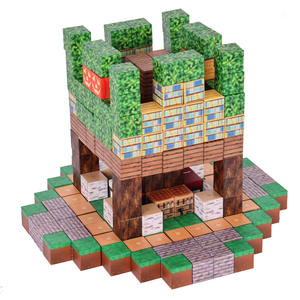 Jouets d'apprentissage bloc de construction usine personnalisé mon monde bloc jeu bricolage modèle créatif construction magnétique ensemble de jeu - Product Image 6