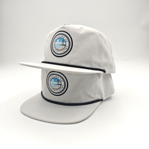 ปรับแต่งโลโก้ปักบนหมวก Richardson 256 รุ่น Rope Hat แบบเปล่า ปีกแบน 5 ชิ้น แบบ Snapback - Product Image 3