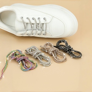 Cordones de Diamantes de Imitación Arcoíris, Accesorios DIY para Zapatillas, Zapatos, Vestidos, Sudaderas y Cinturones de Pantalón, Hechos de Poliéster - Product Image 1