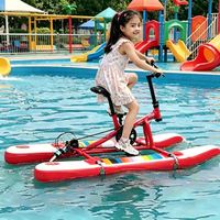 Vélo aquatique gonflable pour enfant, style SUP, ponton flottant plat, cadre en aluminium, haute pression, portable, OEM ODM, logo personnalisé, de Chine, Lumark
