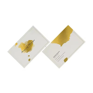 カスタム高級ブラック名刺ドットUVエンボス印刷高級紙名刺低価格 - Product Image 3