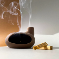 Support brûleur en céramique UOBOBO pour Palo Santo – Support moderne pour cônes d'encens