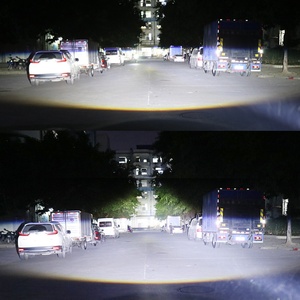 Smart Auto Lamp LK3L Bi LED Laser Projector Lens Headlights 6000k High Power 70w 130w Bi-led Projector Lens Motor LED Headlight - Product Image 2