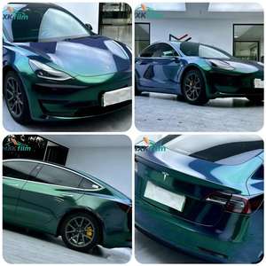 Vinilo Autoadhesivo para Envolver Automóviles, Color Verde Aurora Diamante Brillante, 1.52*17m, Accesorios Exteriores - Product Image 6