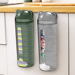 透明耐用PP塑料壁挂式收纳盒，用于小空间的家庭组织-袜子内衣垃圾袋 - Product Image 1