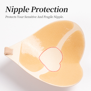 TPB007 <span class=keywords><strong>Reggiseno</strong></span> Adesivo <span class=keywords><strong>a</strong></span> Forma di Cuore con <span class=keywords><strong>2</strong></span> Coppe, Traspirante, Forte Adesione, Invisibile, Senza Schienale per Donne - Product Image 6