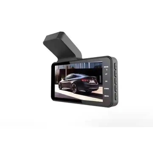 4 אינץ 'dash מצלמת מכונית <span class=keywords><strong>dvr</strong></span> hd 1080p מצלמה מקף עדשה כפולה מכונית שחורה תיבת מחזור מראה נהיגה מקליט דהחצלום כפול מצלמה - Product Image 2