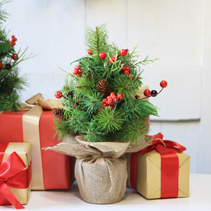 Árbol de Navidad 30-45CM Mini juego de Navidad Árbol Adornos de mesa Regalos para niños Accesorio de Navidad - Product Image 2