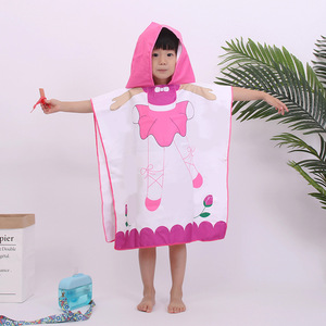 Serviette <span class=keywords><strong>de</strong></span> bain à capuche absorbante et douce pour enfants, serviettes <span class=keywords><strong>de</strong></span> plage pour garçons et filles, tailles 30x50 - Product Image 2